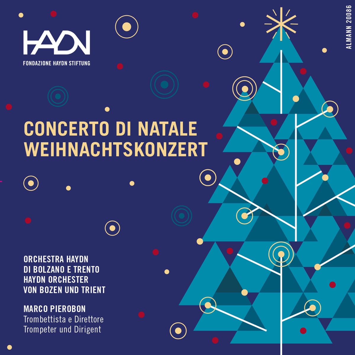 Concerto di Natale by Marco Pierobon & Orchestra Haydn Orchester album cover