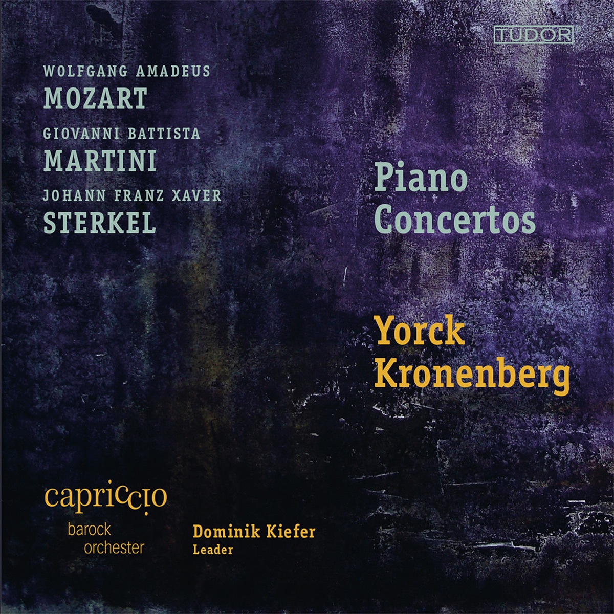 Mozart, Martini & Sterkel: Piano Concertos by Yorck Kronenberg, Capriccio Barockorchester & Dominik Kiefer album cover