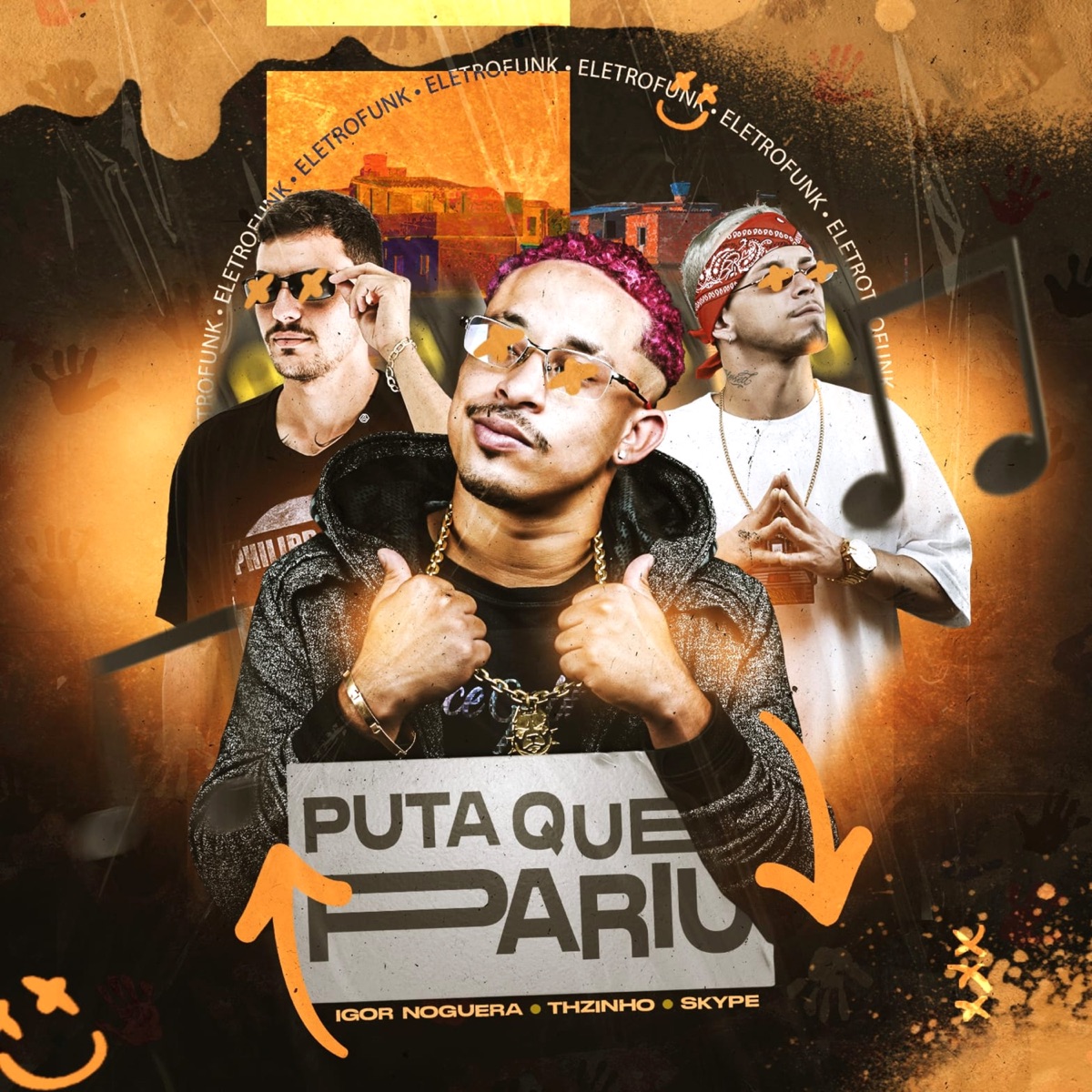 Puta Que Pariu - Single by Mc THzinho original, DJ SKYPE MRHS & Igor Noguera album cover