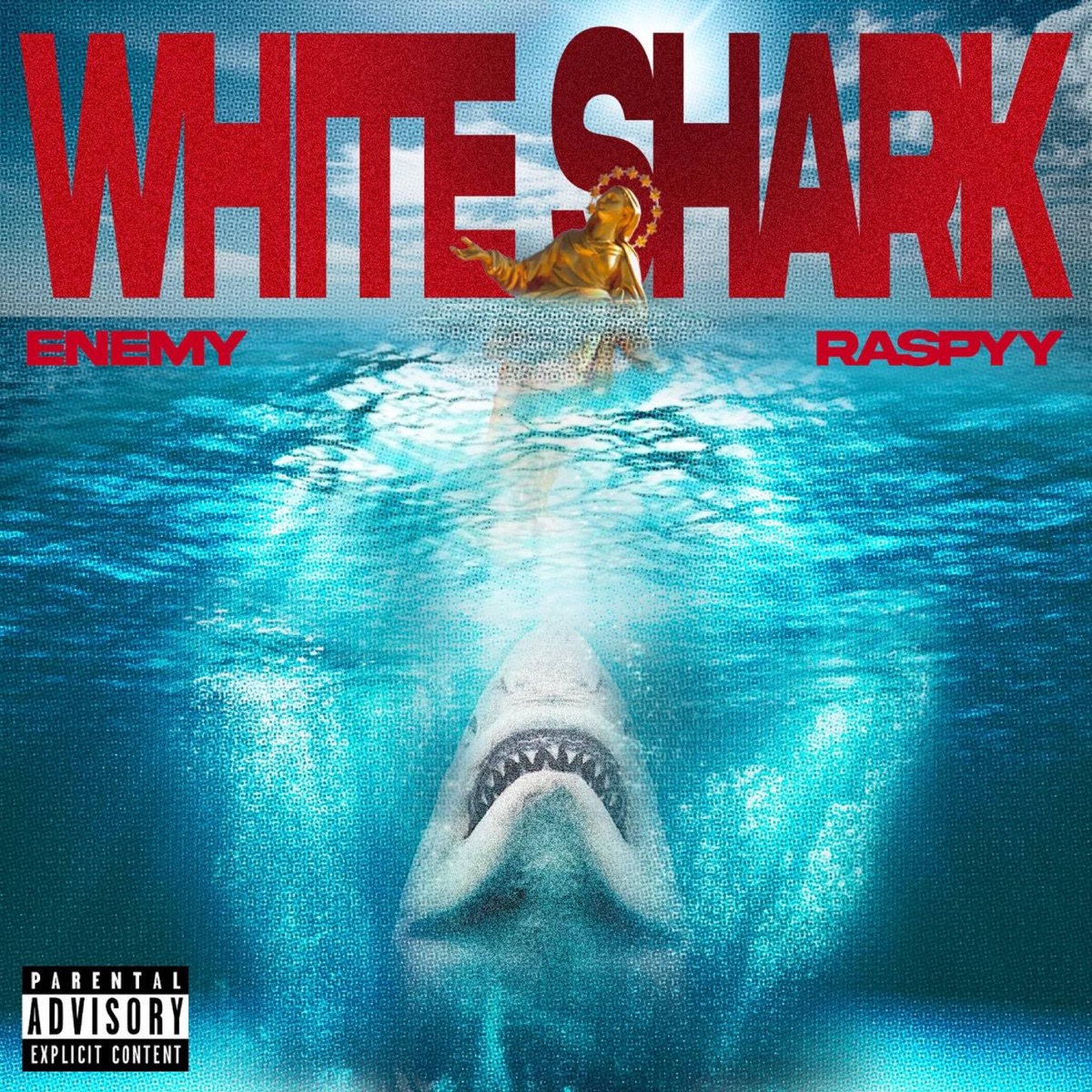 WHITE SHARK (feat. Raspyy) - Single by Enemy_gfz album cover