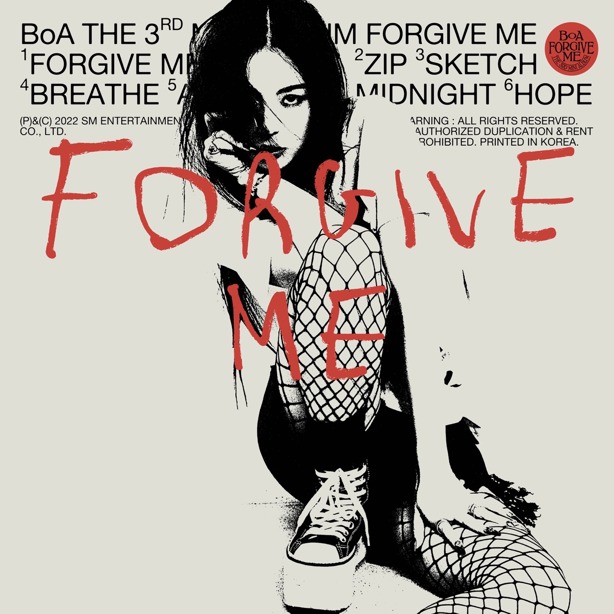Forgive Me - The 3rd Mini Album - EP by BoA album cover