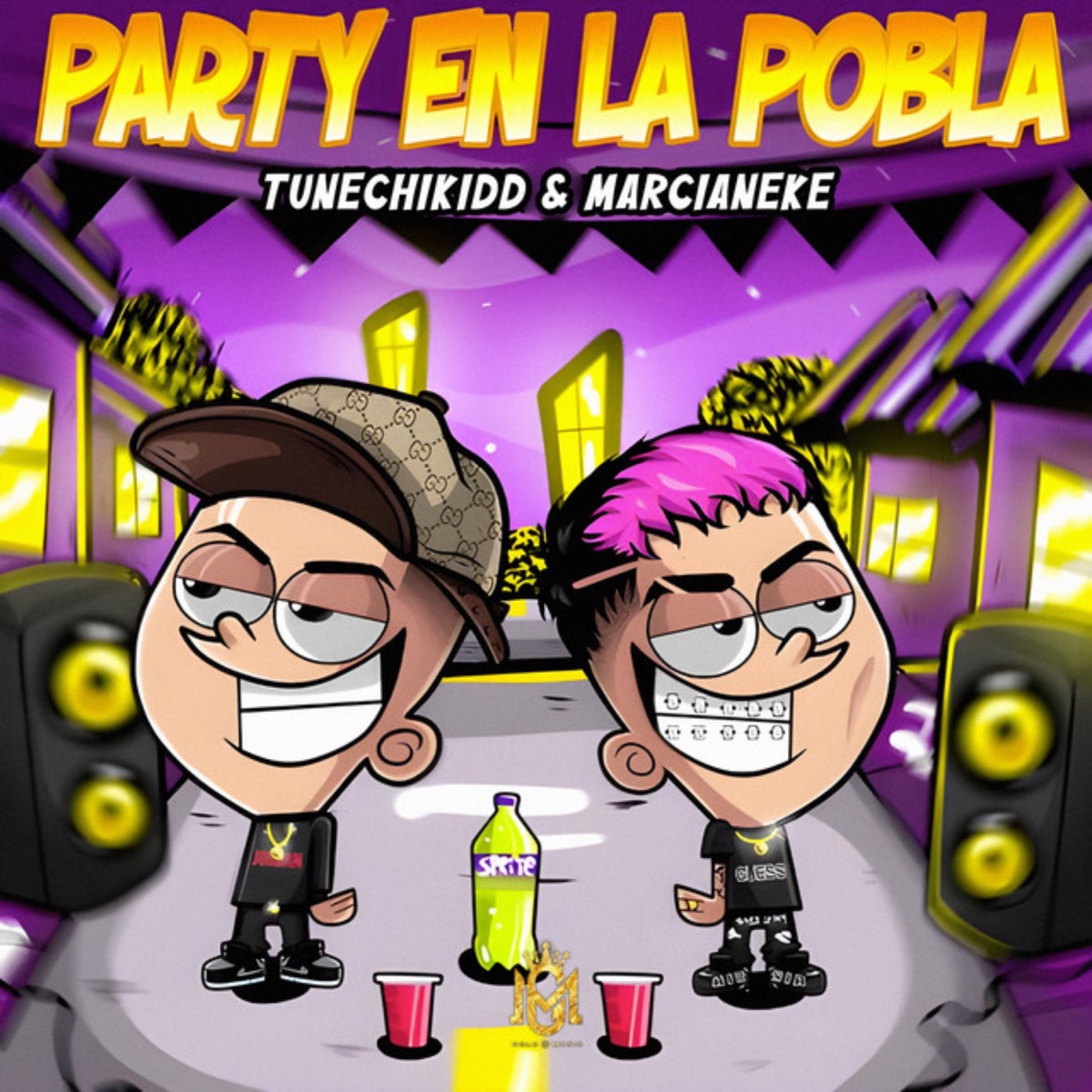 Party en la Pobla - Single by Tunechikidd, Marcianeke & Los Flaytes Magicos album cover