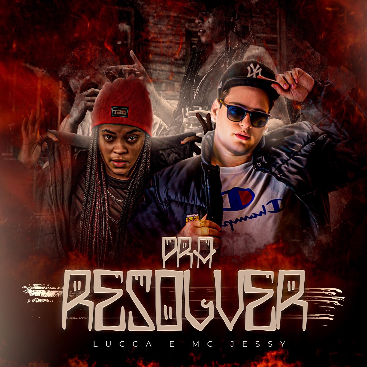 Pra Resolver - Single by Lucca & Mc Jessy album cover