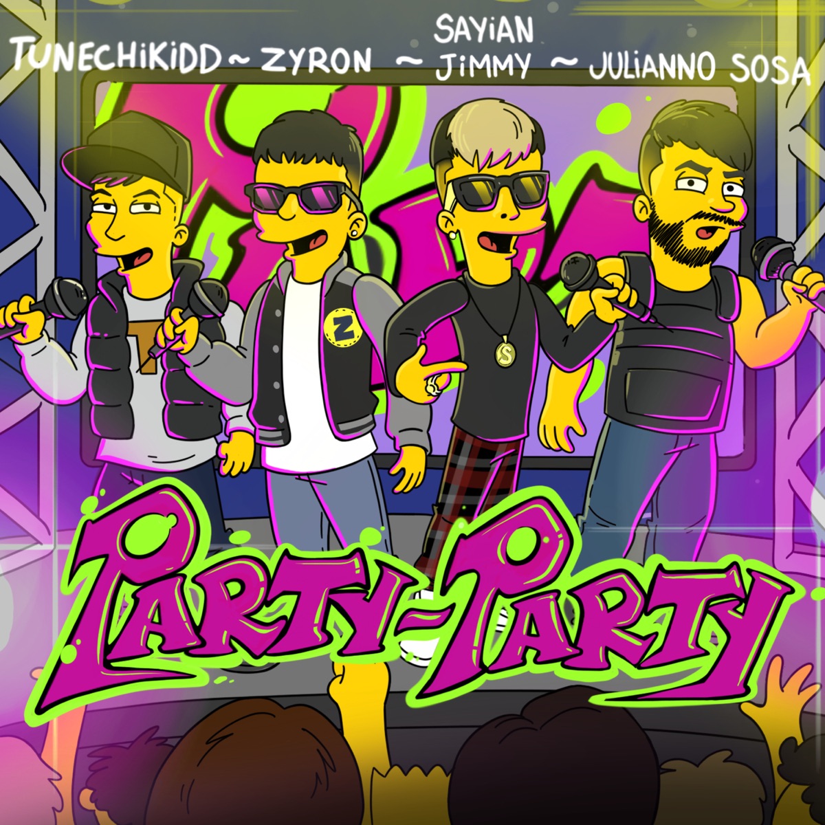 Party Party (feat. Tunechikidd) - Single by Zyron, Julianno Sosa & Sayian Jimmy album cover