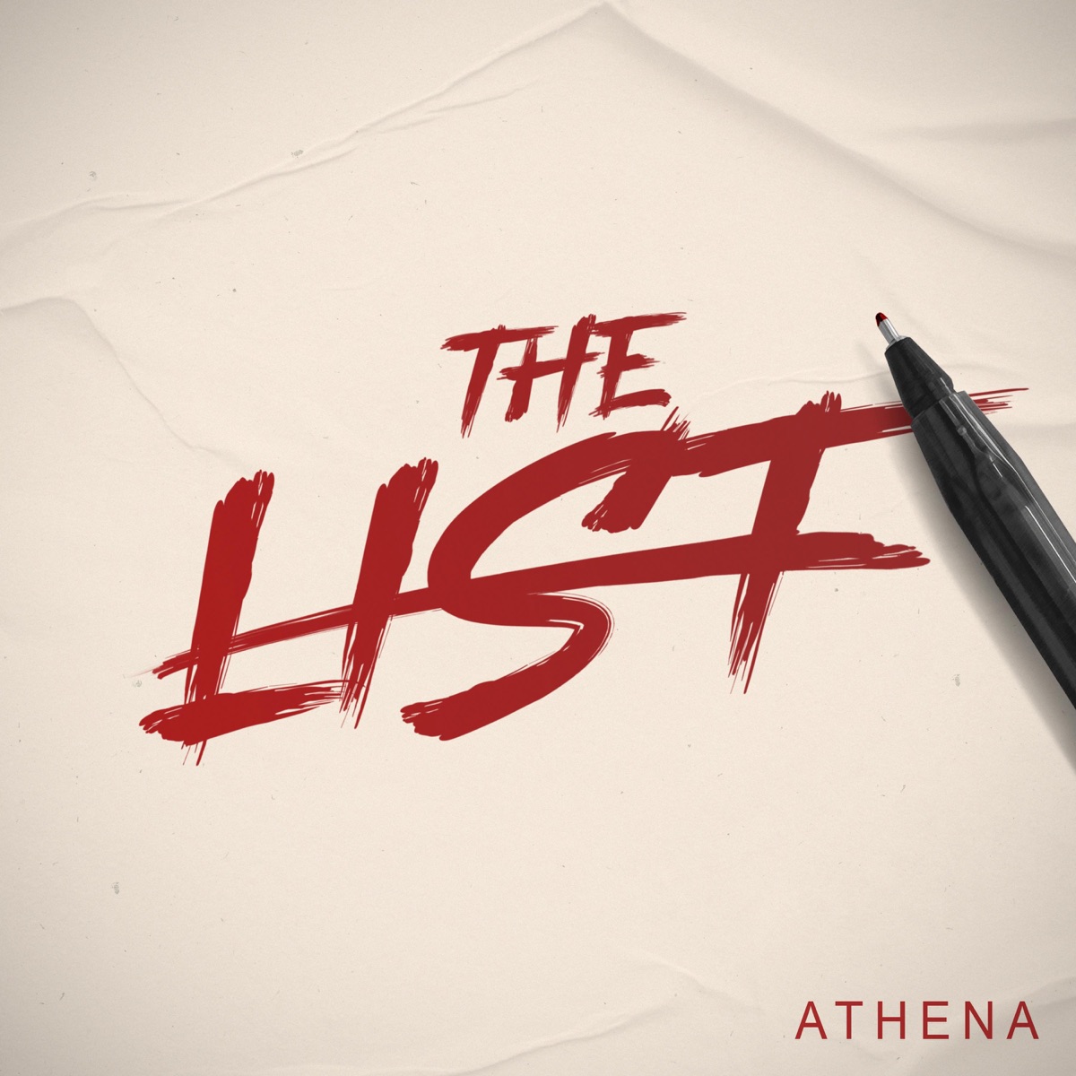 The List - Single by Athena album cover