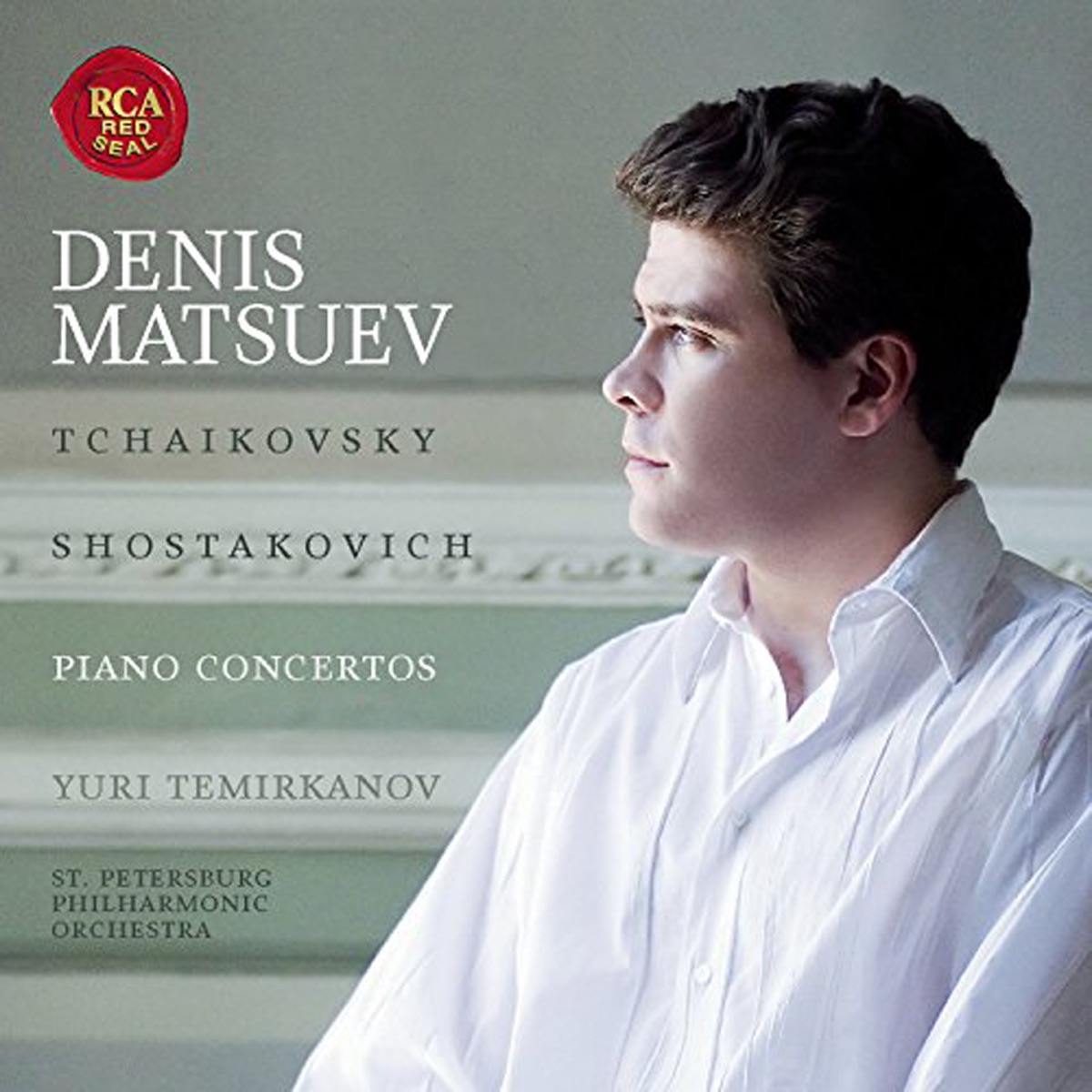 Tchaikovsky and Shostakovich Piano Concertos by Denis Matsuev album cover