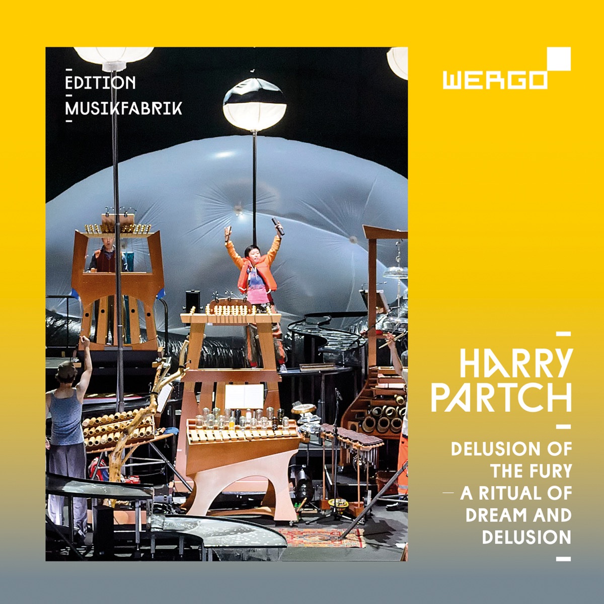 Harry Partch: Delusion of the Fury. A Ritual of Dream and Delusion by Ensemble musikFabrik album cover
