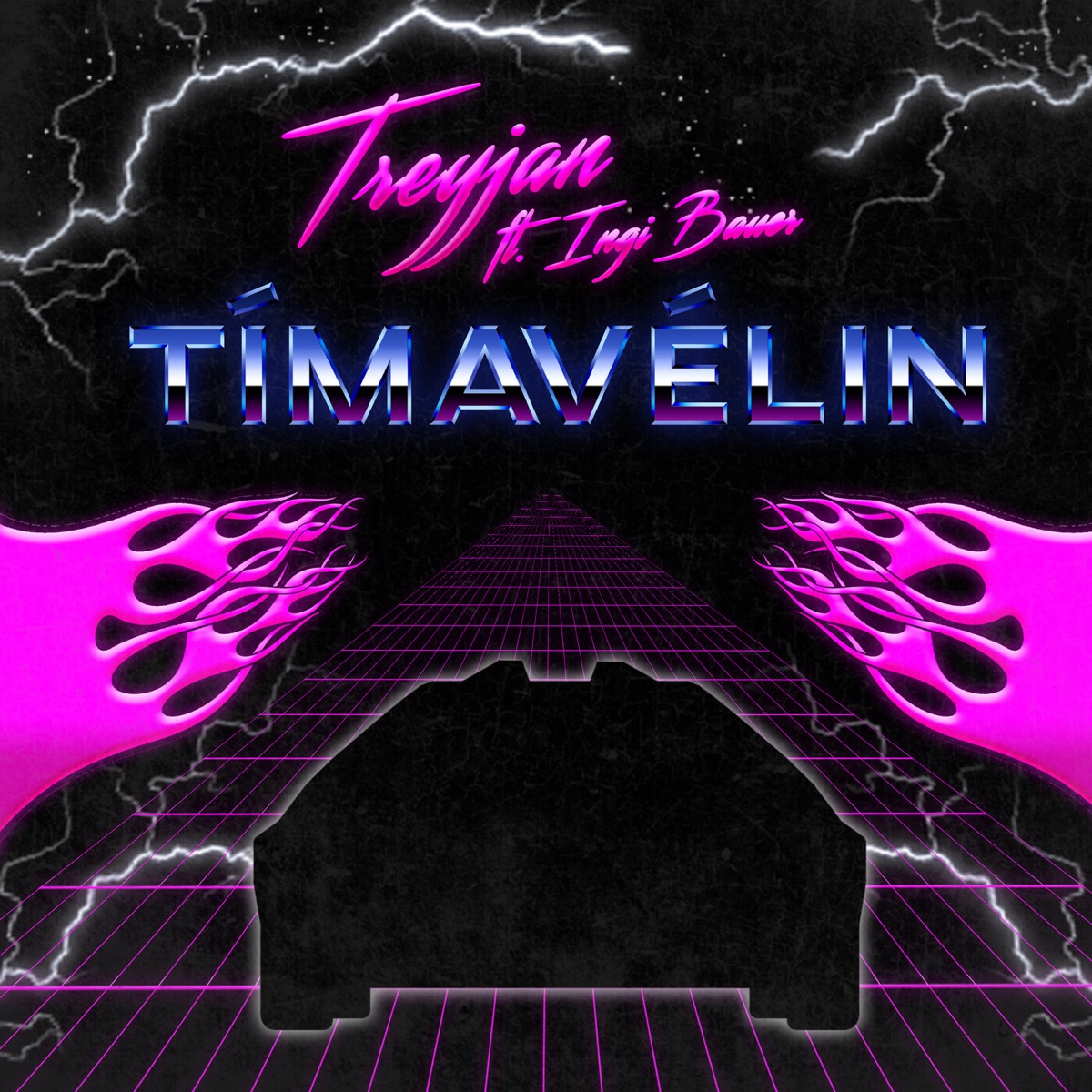 Tímavélin (feat. Ingi Bauer, Thor, Bjorn & Gandri) - Single by Treyjan album cover