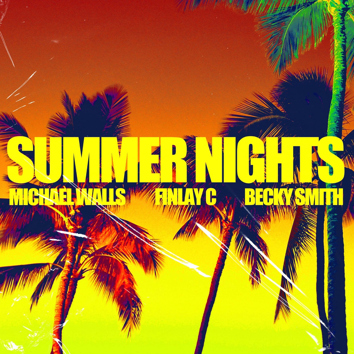 Summer Nights - Single by Michael Walls, Finlay C & Becky Smith album cover