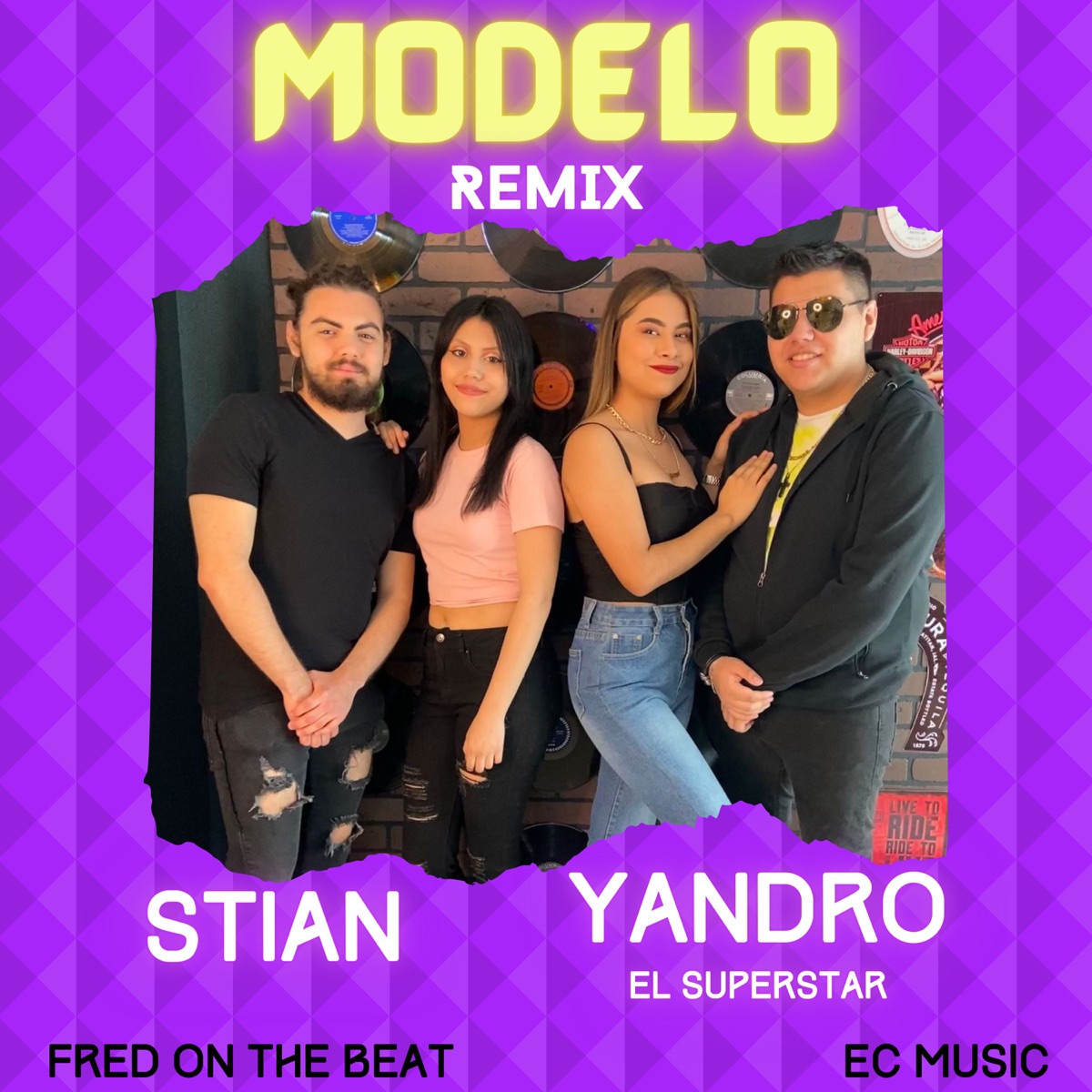 Modelo (Remix) - Single by Yandro El Superstar, Ec Music & Stian album cover