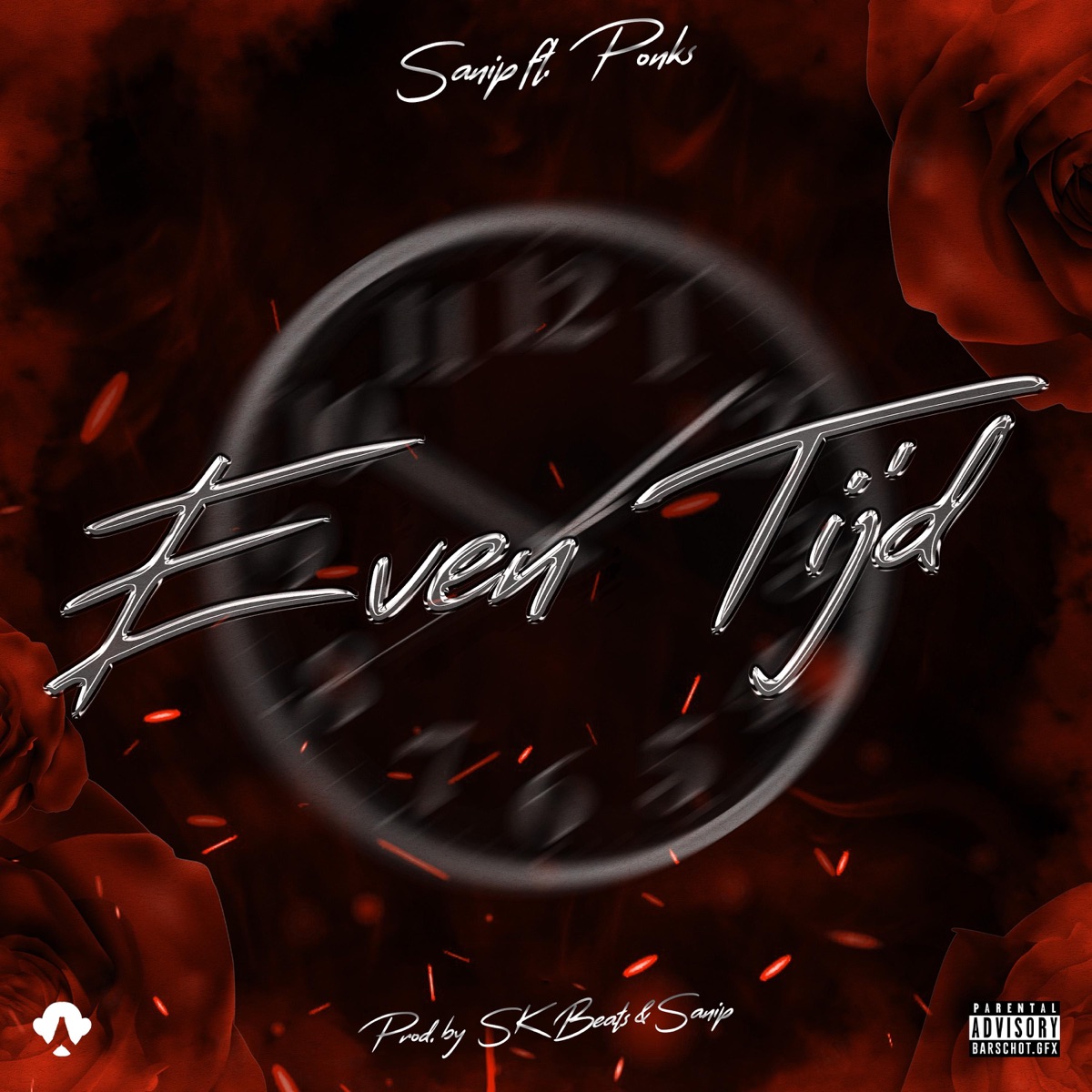Even Tijd (feat. Ponks) - Single by Sanip album cover