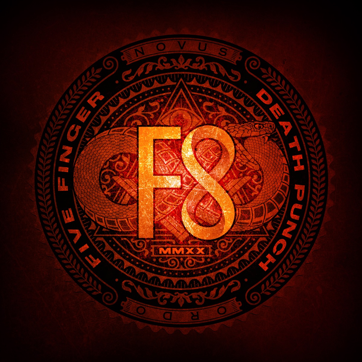 F8 by Five Finger Death Punch album cover