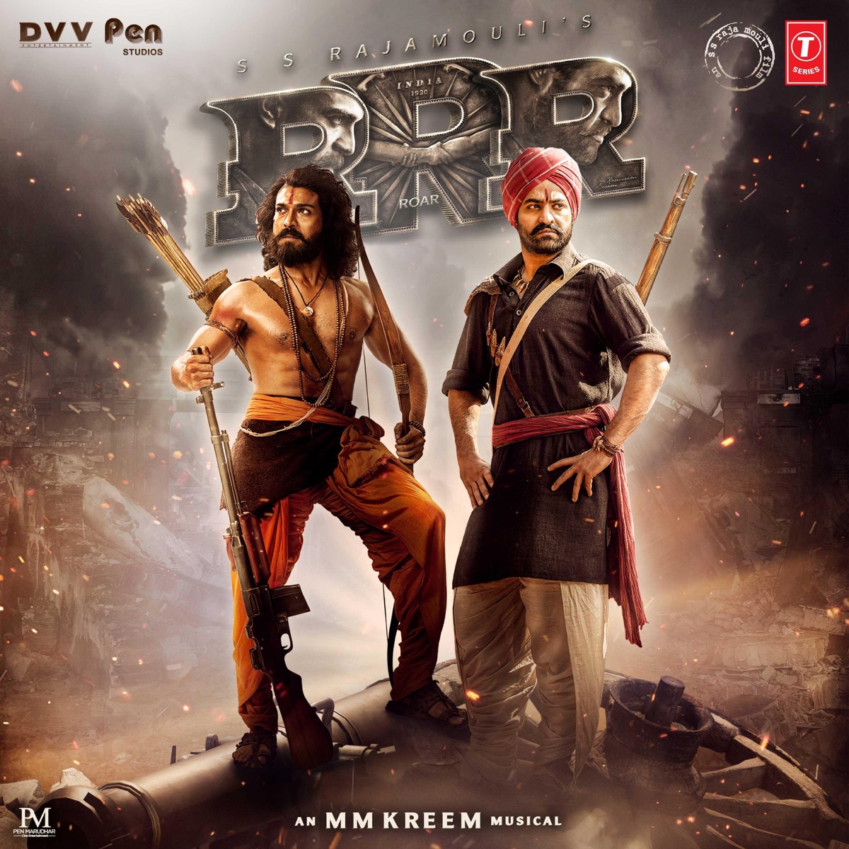 RRR (Original Motion Picture Soundtrack) by M.M. Kreem album cover