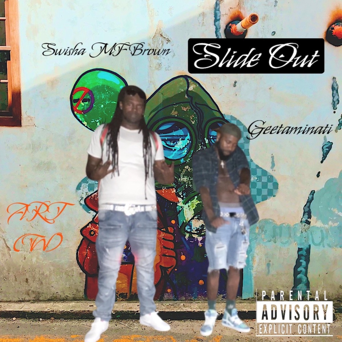 Slide Out (feat. Geetaminati & Saint Slicc) - Single by Swisha MF Brown album cover