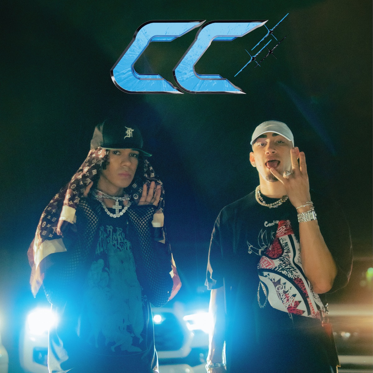 CC - Single by Lil Joujou & Omar Courtz album cover artwork