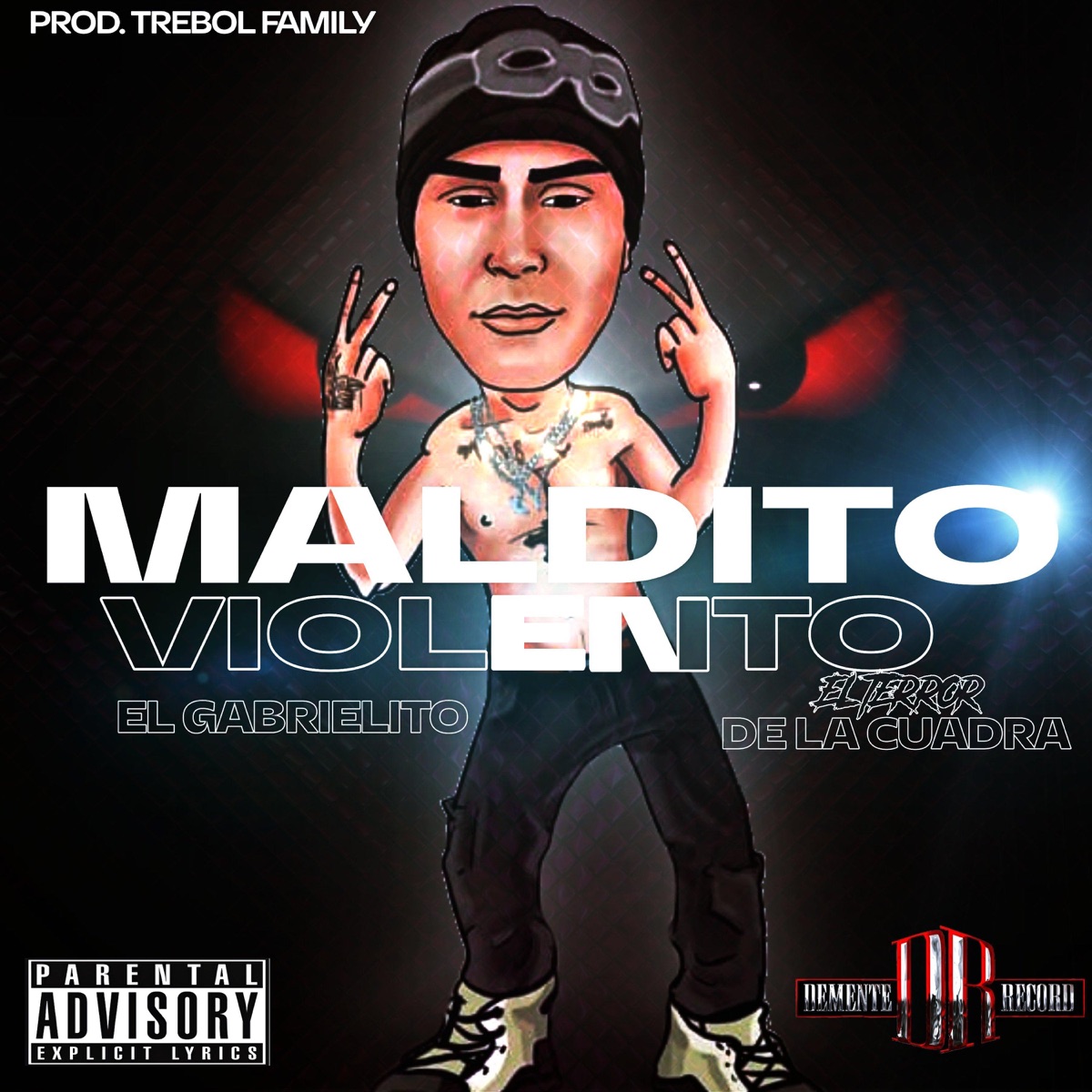 MALDITO VIOLENTO - Single by el gabrielito album cover