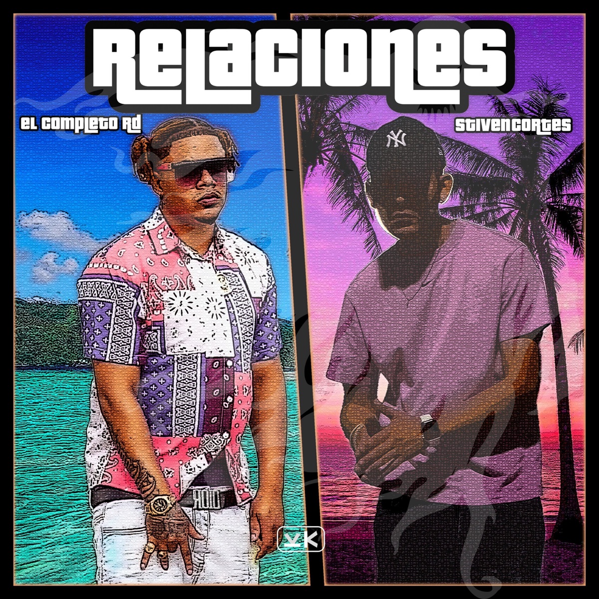 Relaciones - Single by Stiven Cortes & El Completo Rd album cover