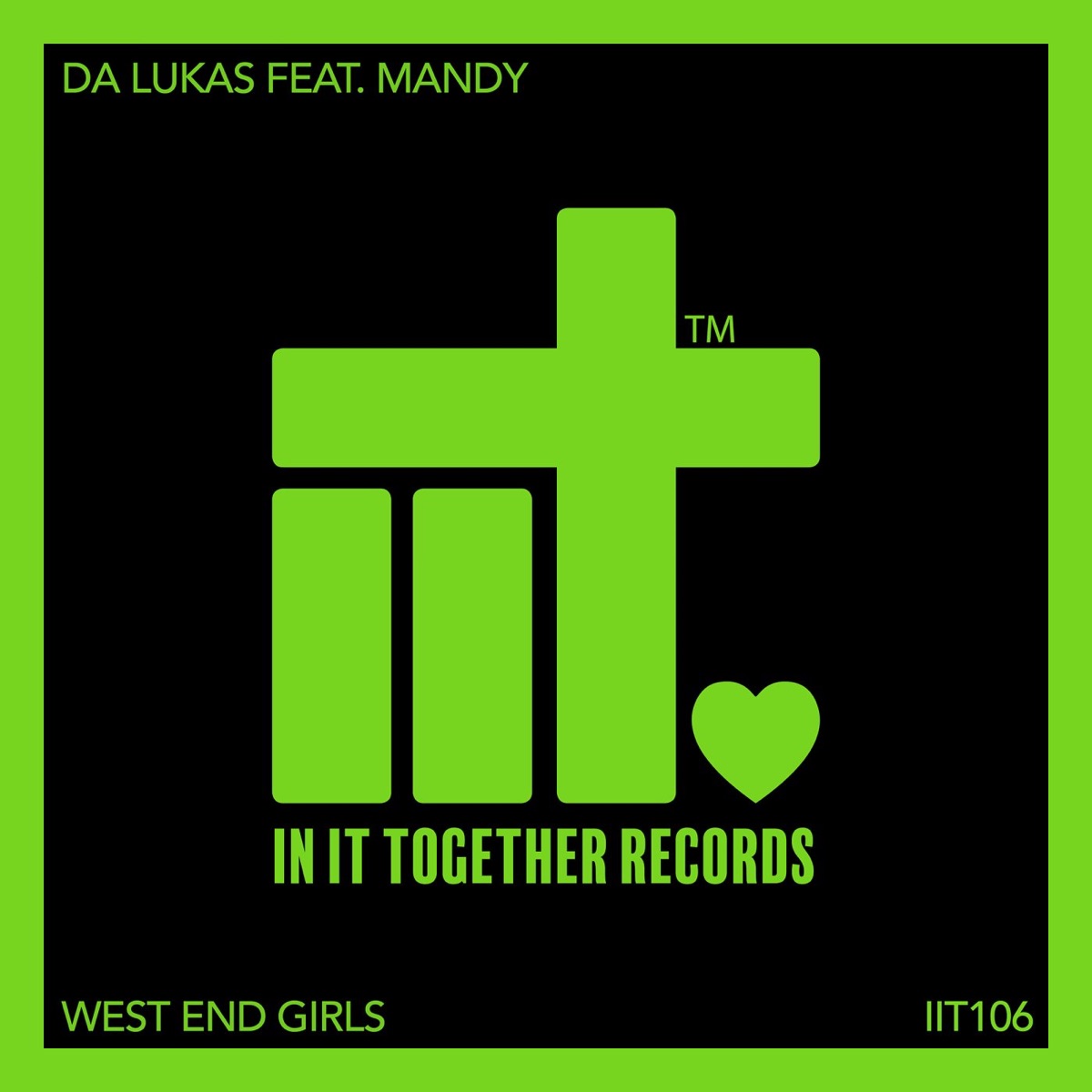 West End Girls - Single by Da Lukas album cover
