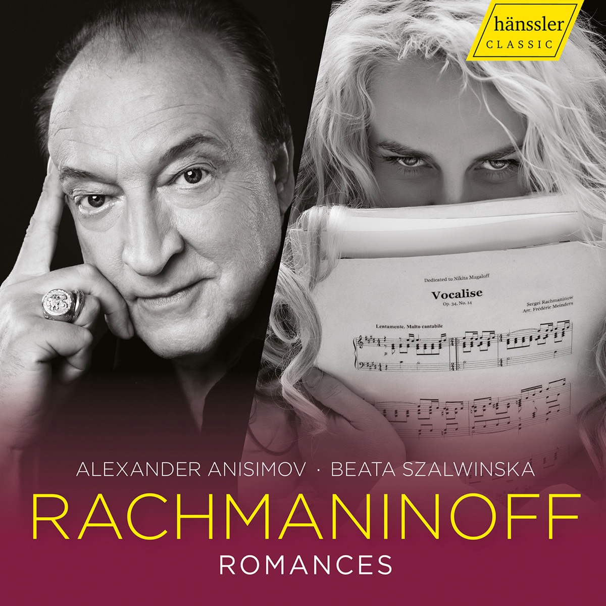 Rachmaninoff: Romances by Alexander Anisimov & Beata Szalwinska album cover