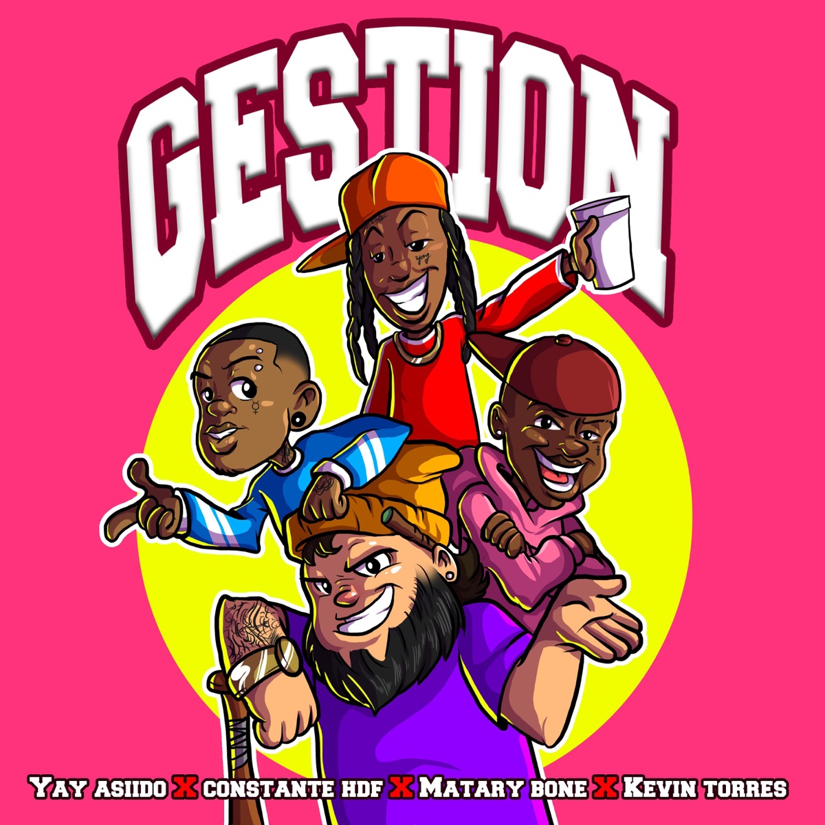 Gestion (feat. Yay Asiido, MATARY BONE & Constante Hdf) - Single by kevin torres album cover
