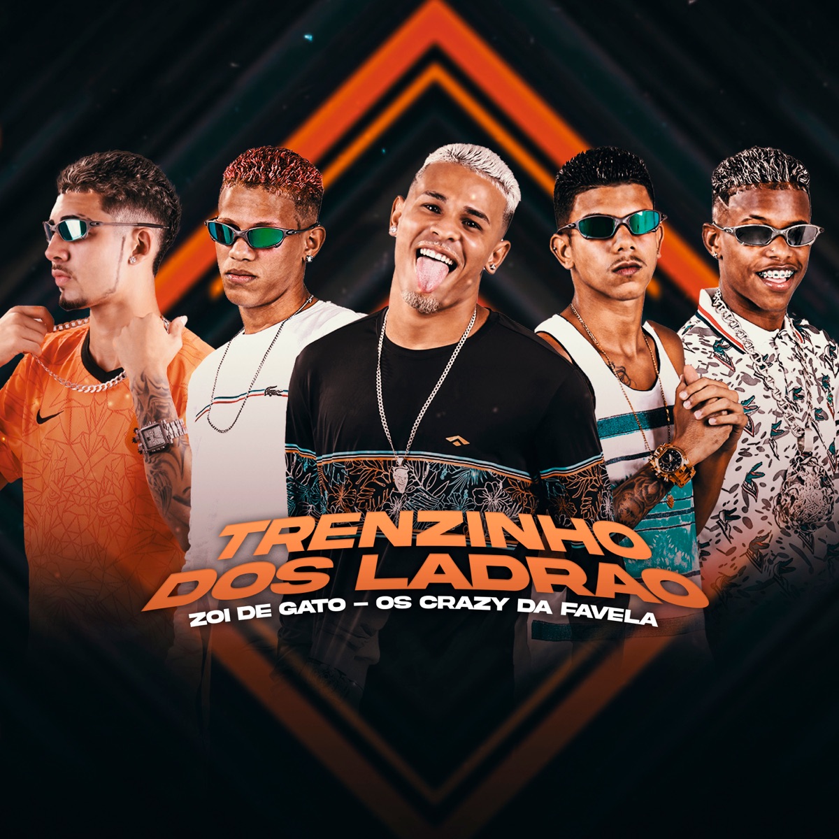 Trenzinho Dos Ladrão - Single by Os Crazy Da Favela, Zoi De Gato & Vitinho Na Base album cover