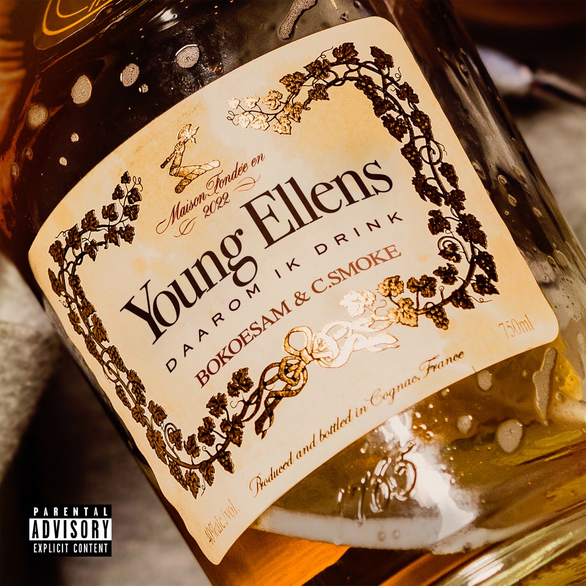 Daarom Ik Drink - Single by Young Ellens, Bokoesam & C-Smoke album cover