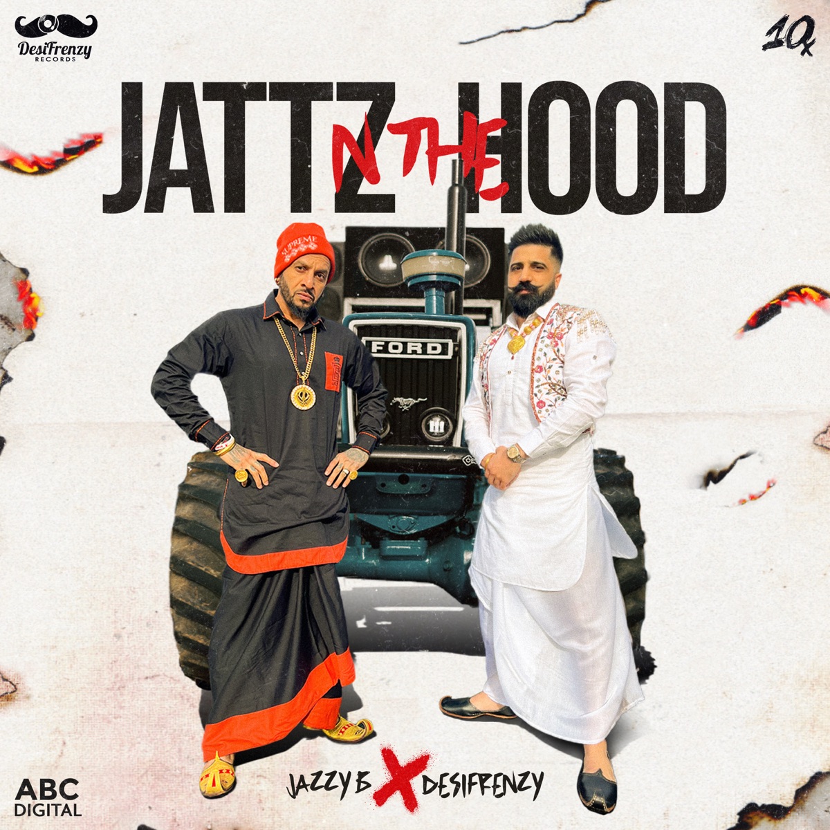 Jattz N the Hood - Single by DesiFrenzy & Jazzy B album cover