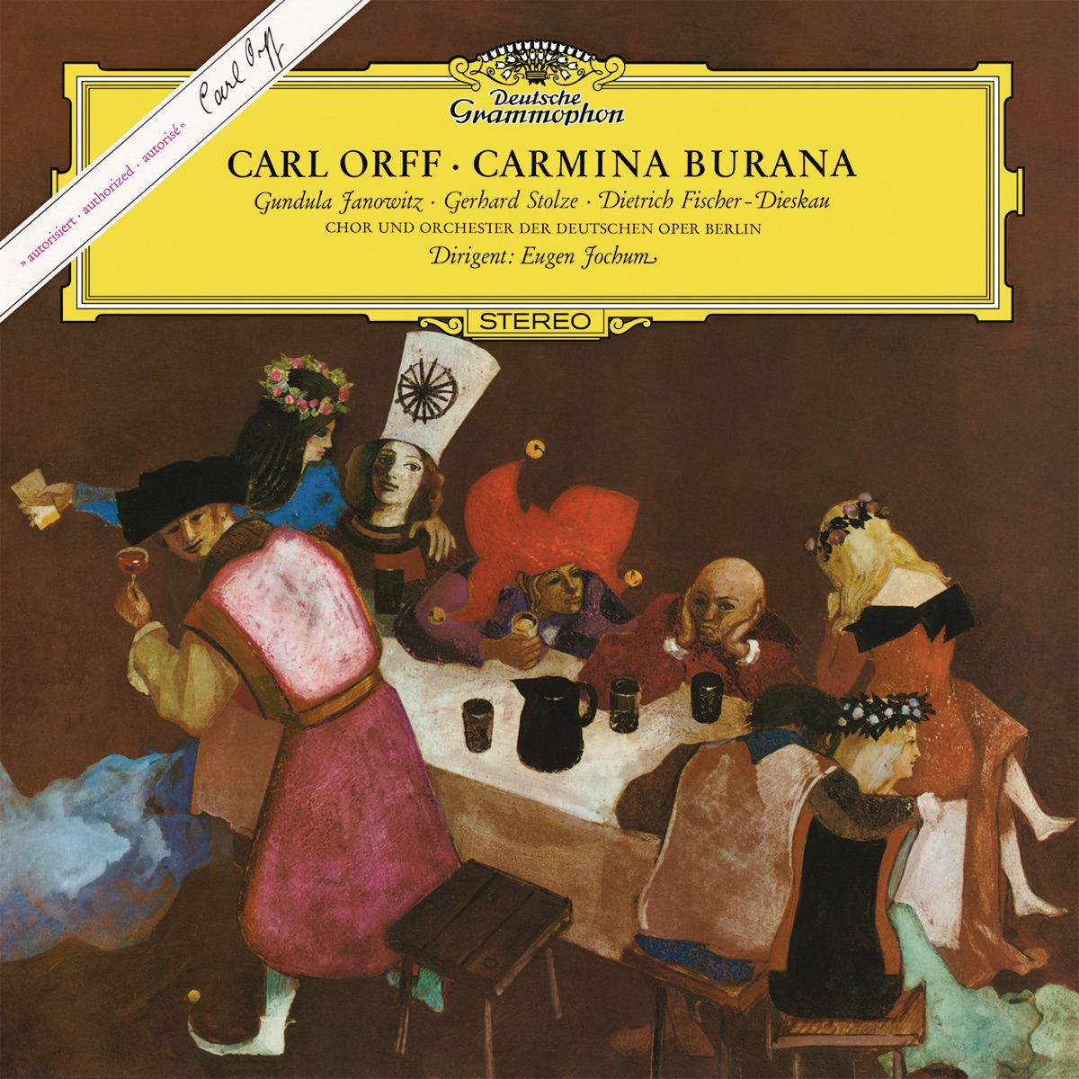Orff: Carmina Burana by Orchester der Deutschen Oper Berlin, Eugen Jochum & Chor der Deutschen Oper Berlin album cover