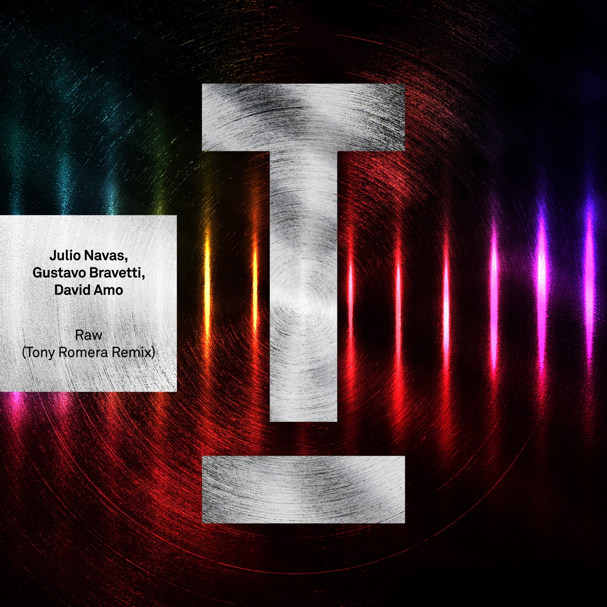 Raw (Tony Romera Remix) - Single by Julio Navas, Gustavo Bravetti & David Amo album cover