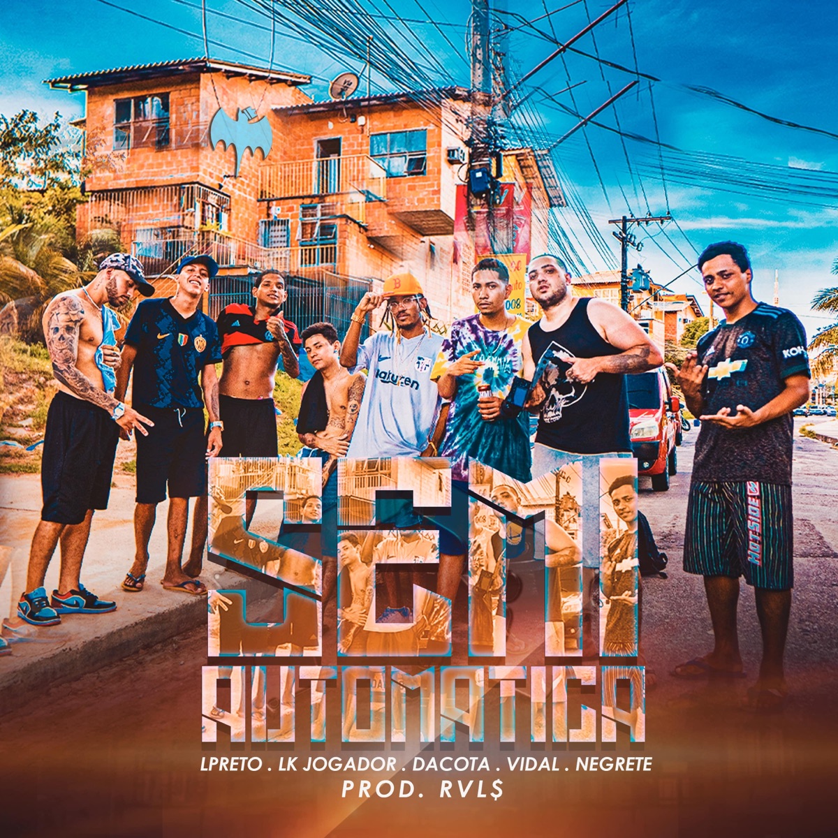 Semi-automática - Single by Rvl$, Tropa Do Prosa, Yung Vidal & Dacota album cover