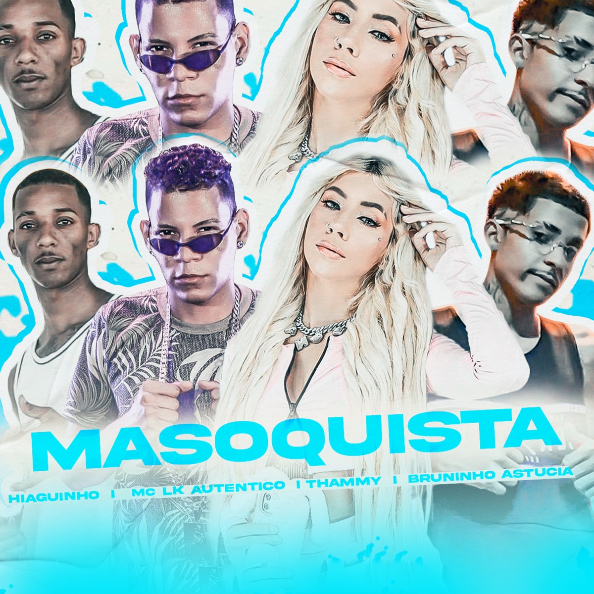 Masoquista (feat. Thammy) - Single by Mc LK Autêntico, Hiaguinho & Bruninho Astucia album cover