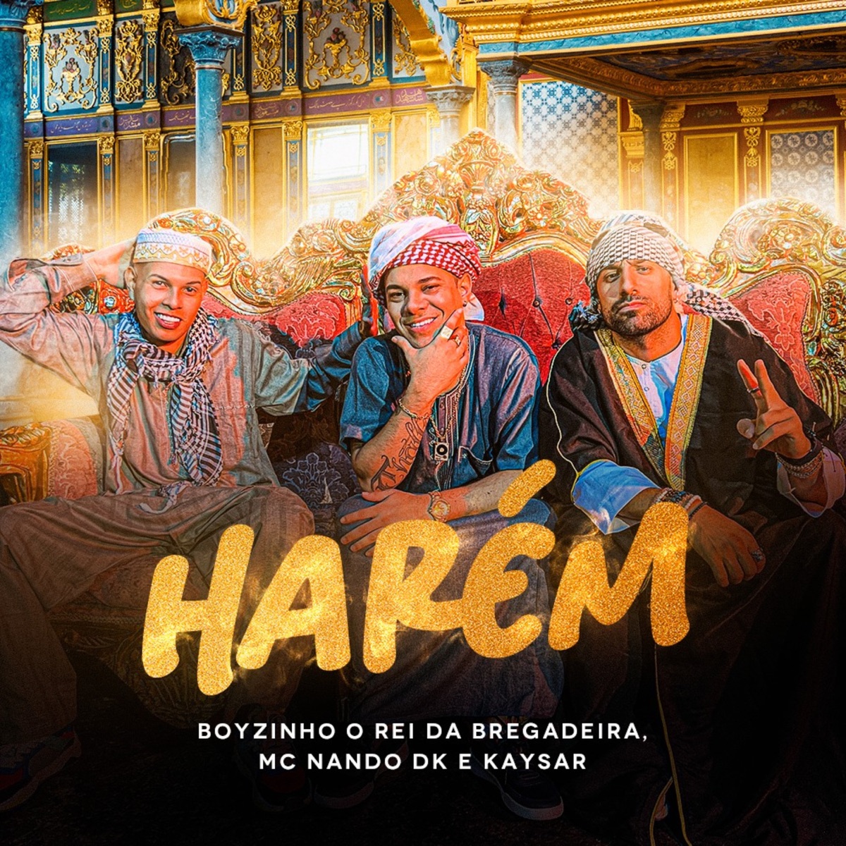 HARÉM (feat. Kaysar & Mc Nando Dk) - Single by Boyzinho o Rei da Bregadeira album cover