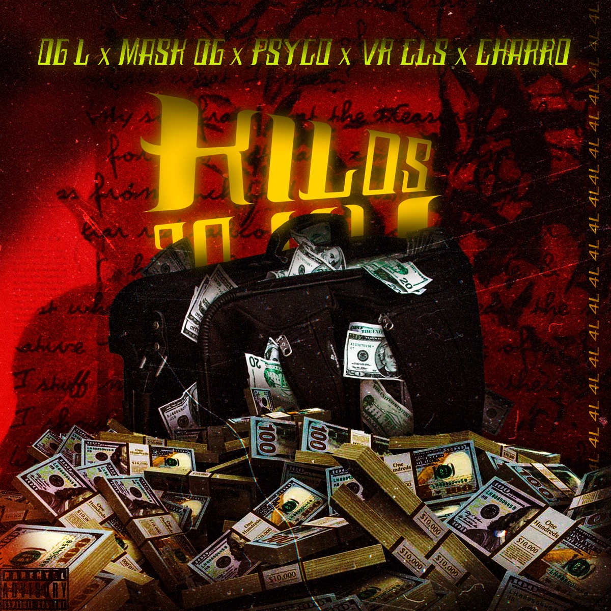 Kilos (feat. Psyco & VR CLS) - Single by MaskOG, Charro & OG L album cover