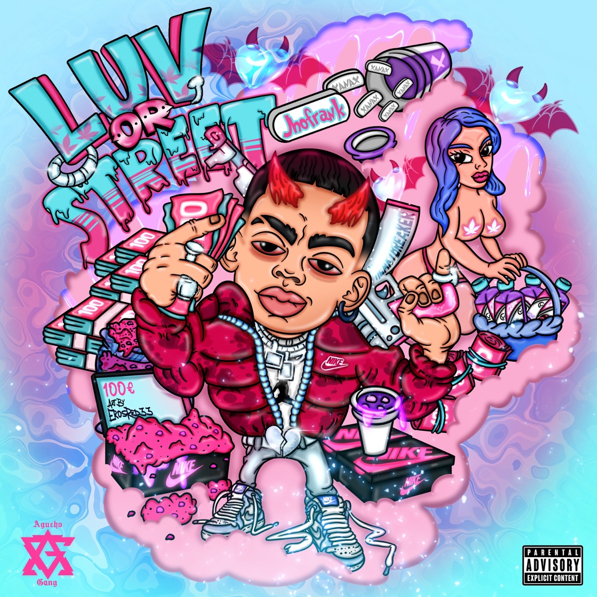 Luv Or Street - EP by Jhofrank album cover