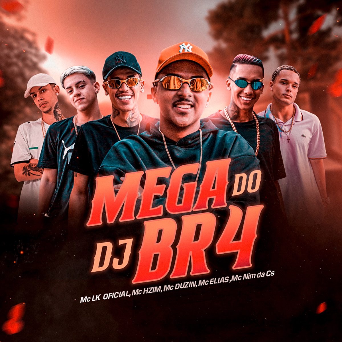 Mega do Dj Br4 - Single by DJ BR4, MC Elias, MC NIM DA CS, Mc Lk, MC Hzim & Mc Duzin album cover