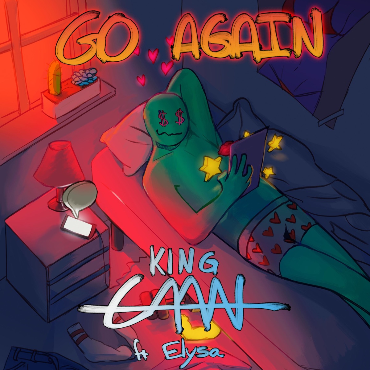 Go Again (feat. ELYSA) - Single by King CAAN album cover