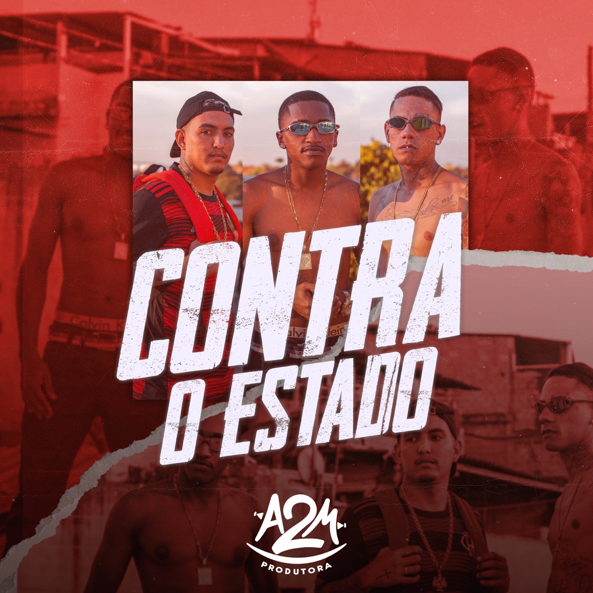 Contra o Estado - Single by MC Junin RD, Mc Vitin do MT & MC G2 album cover