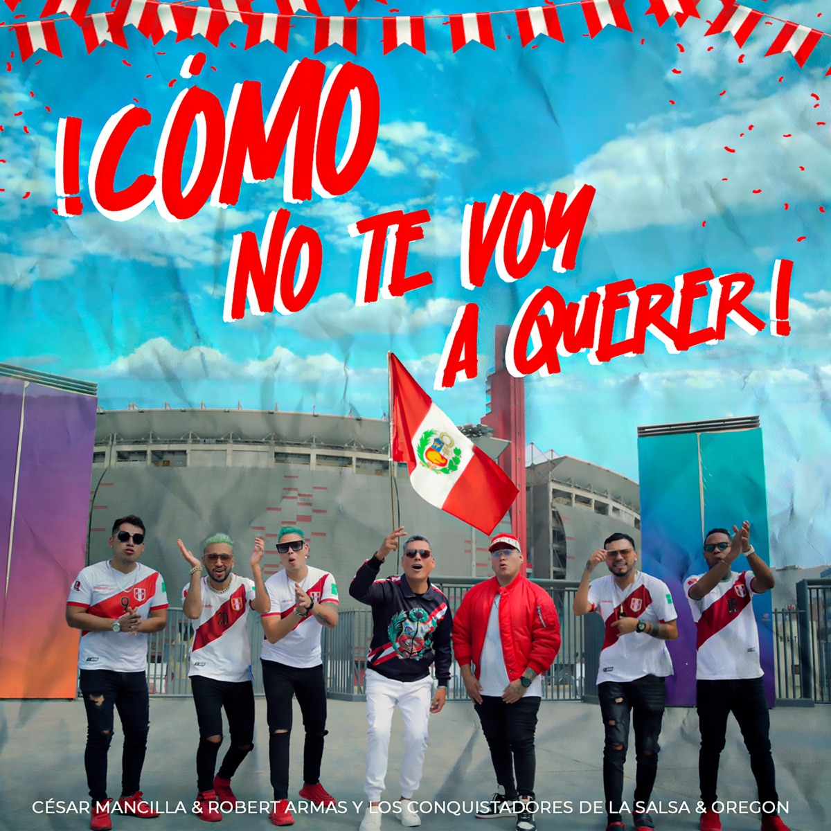 Cómo No Te Voy a Querer - Single by Cesar Mancilla, Los Conquistadores de la Salsa & Oregon album cover