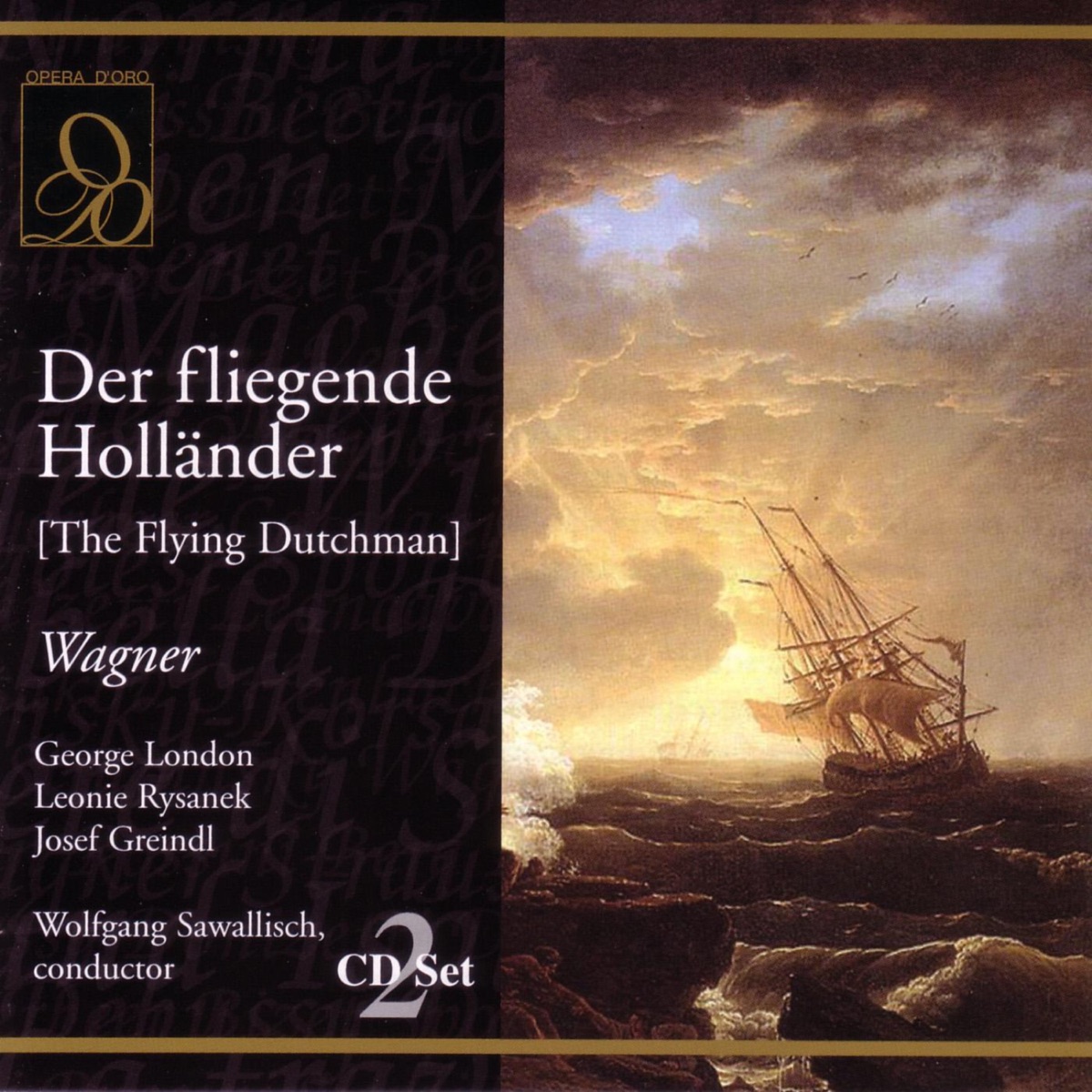 Der fliegende Holländer (The Flying Dutchman) by Bayreuth Festival Chorus & Wolfgang Sawallisch album cover