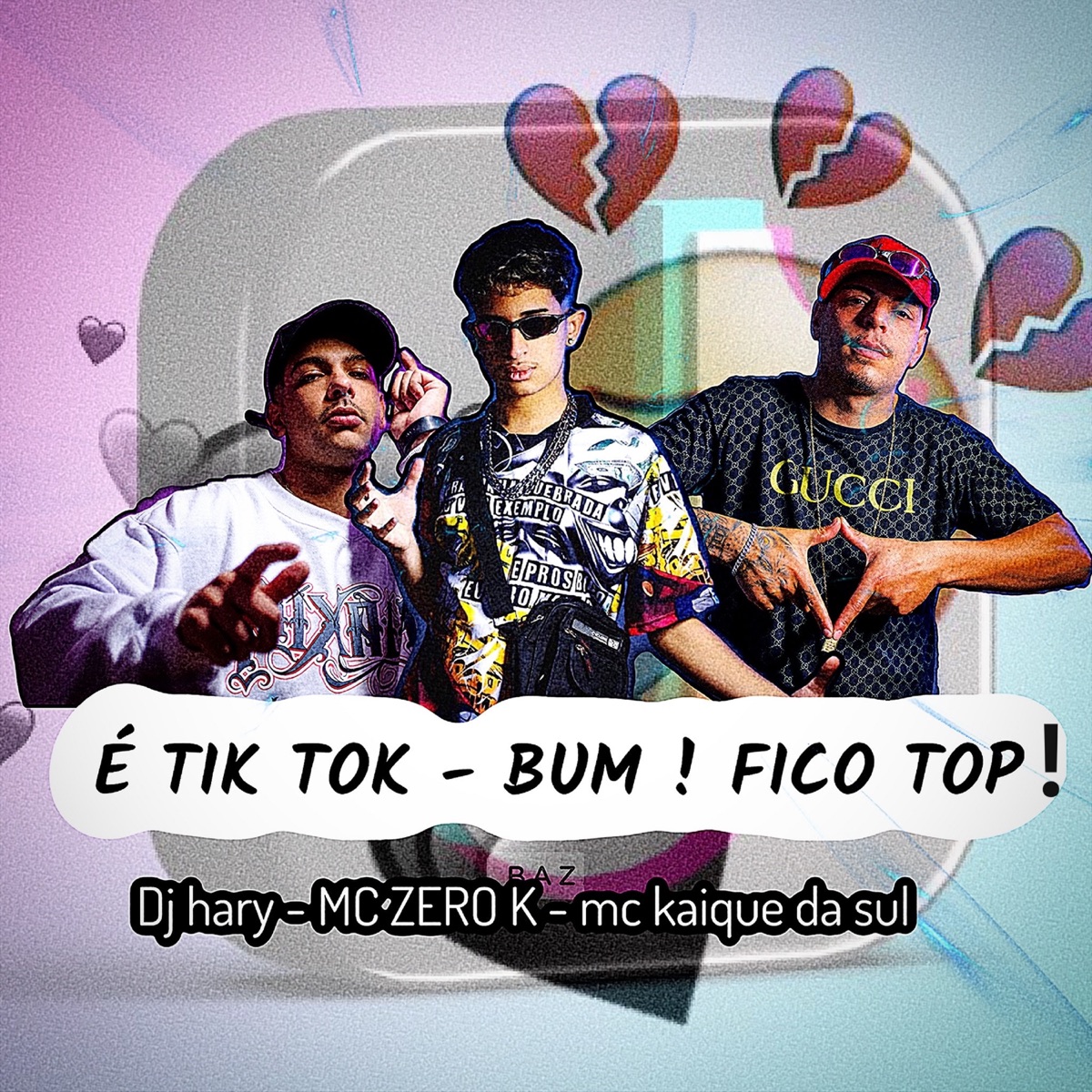 É Tik Tok - Bum! Fico Top! - Single by MC ZERO K, MC KAIQUE DA SUL & DJ HARY album cover