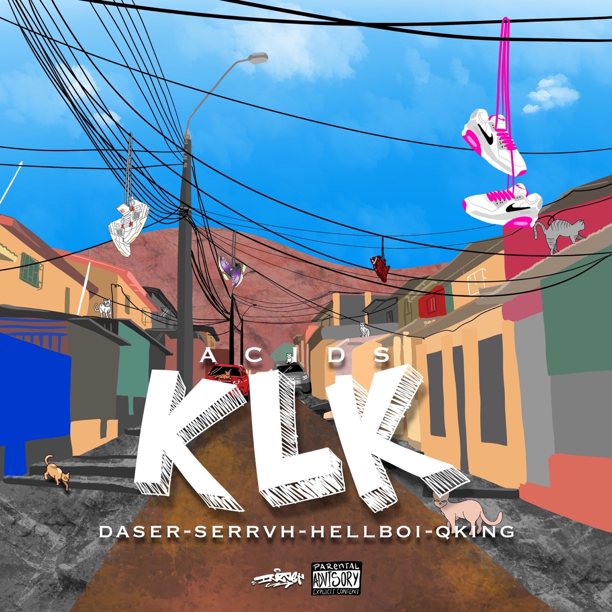 Klk - Single by ACIDS, Daser, SERRVH, Hellboi & Q-King album cover