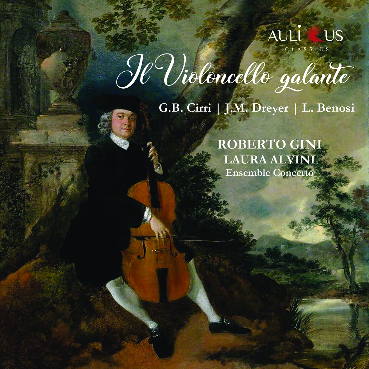 Il Violoncello Galante by Roberto Gini, Laura Alvini & Ensemble Concerto album cover