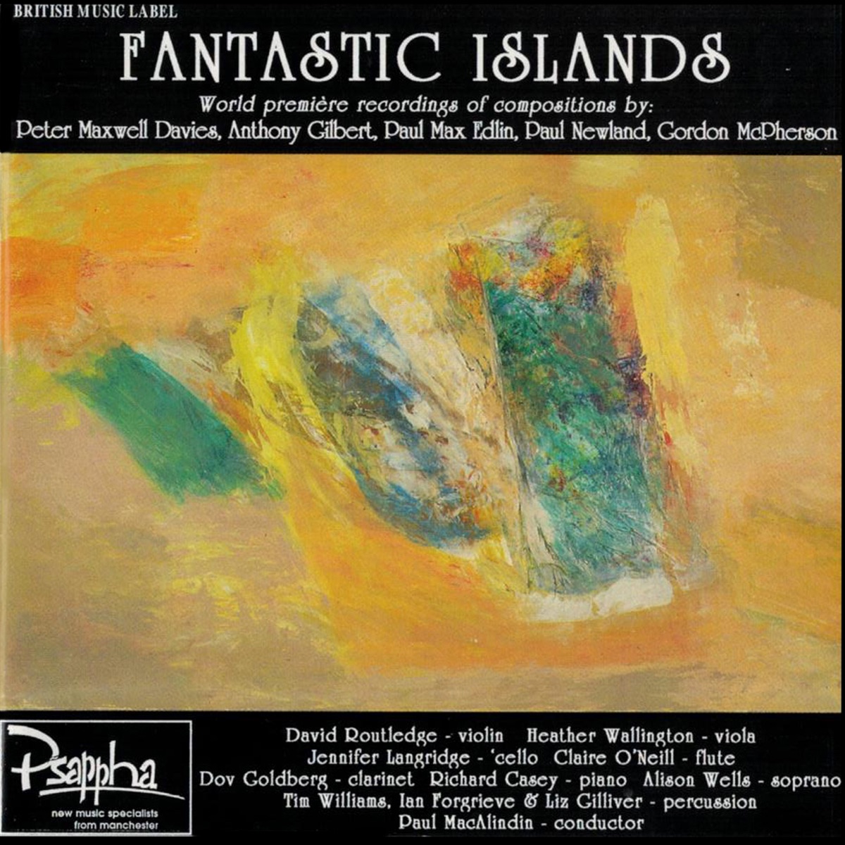 Fantastic Islands by Alison Wells, Paul MacAlindin & Psappha album cover