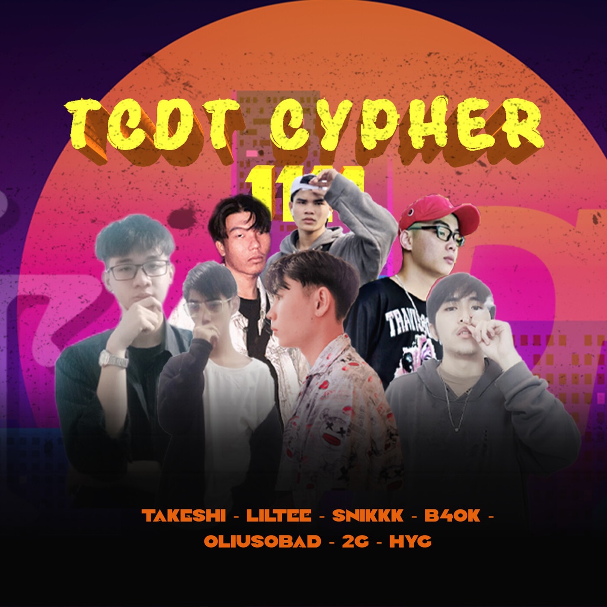 Tcdt Cypher 1111 - Single by Takeshi, Lil Tee, SNikkk, OliuSoBad, B4OK, 2G & HYG album cover