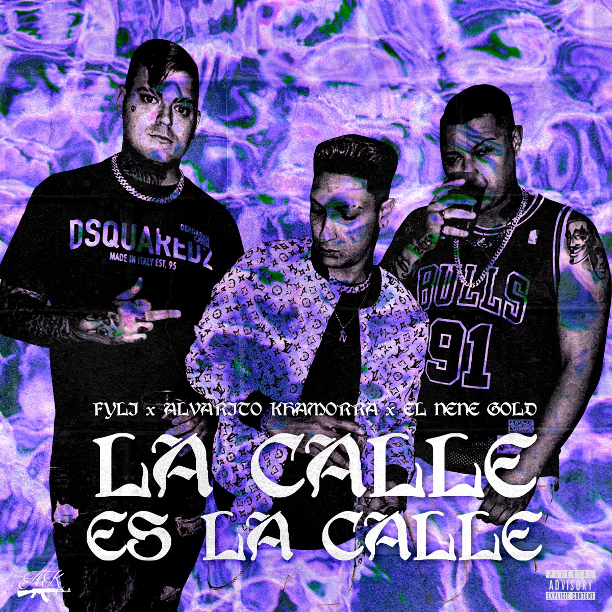 LA CALLE ES LA CALLE - Single by Alvarito Khamorra, Fyli & El Nene Gold album cover