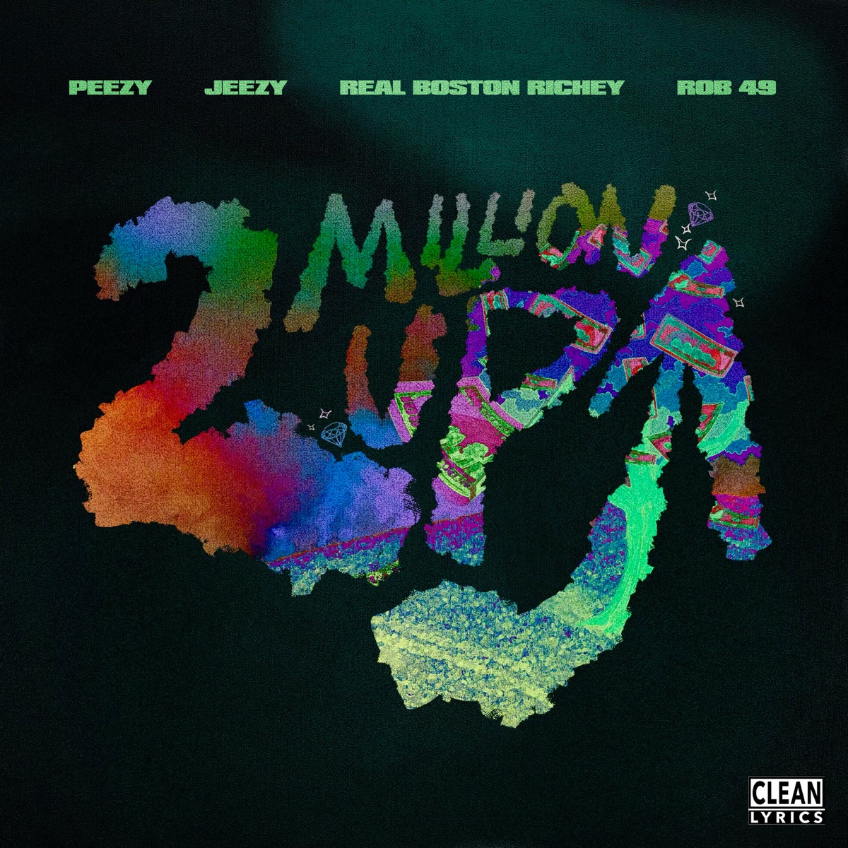 2 Million Up (feat. Rob49) - Single by Peezy, Jeezy & Real Boston Richey album cover
