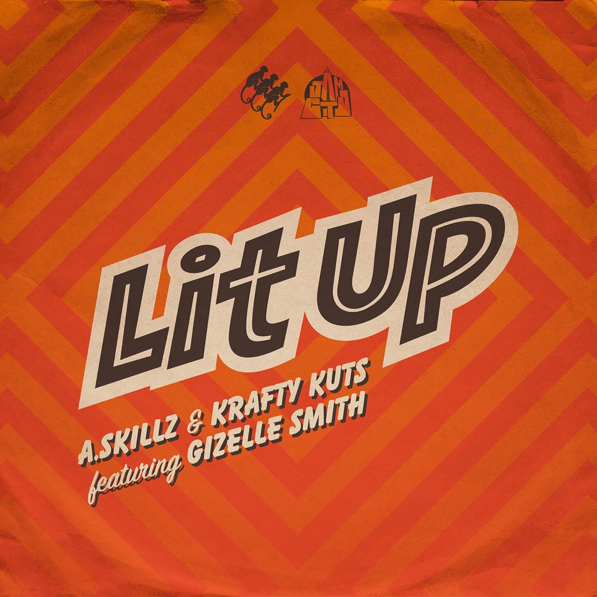 Lit Up (feat. Gizelle Smith) - Single by A.Skillz & Krafty Kuts album cover
