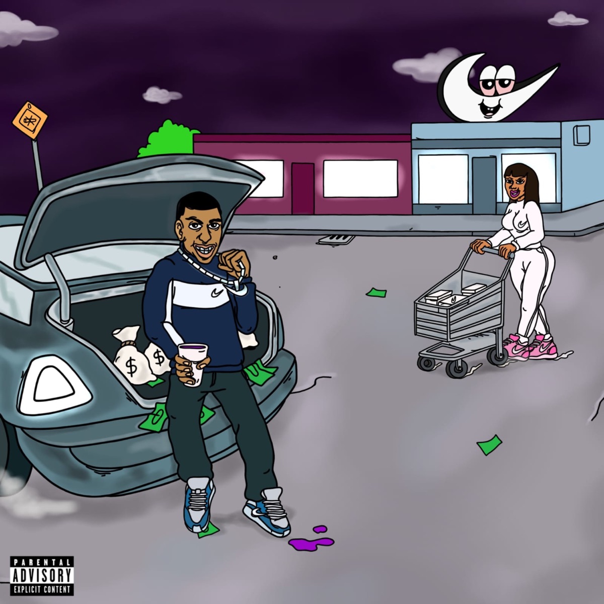 Trajado de Nike - Single by JHONMONEY album cover