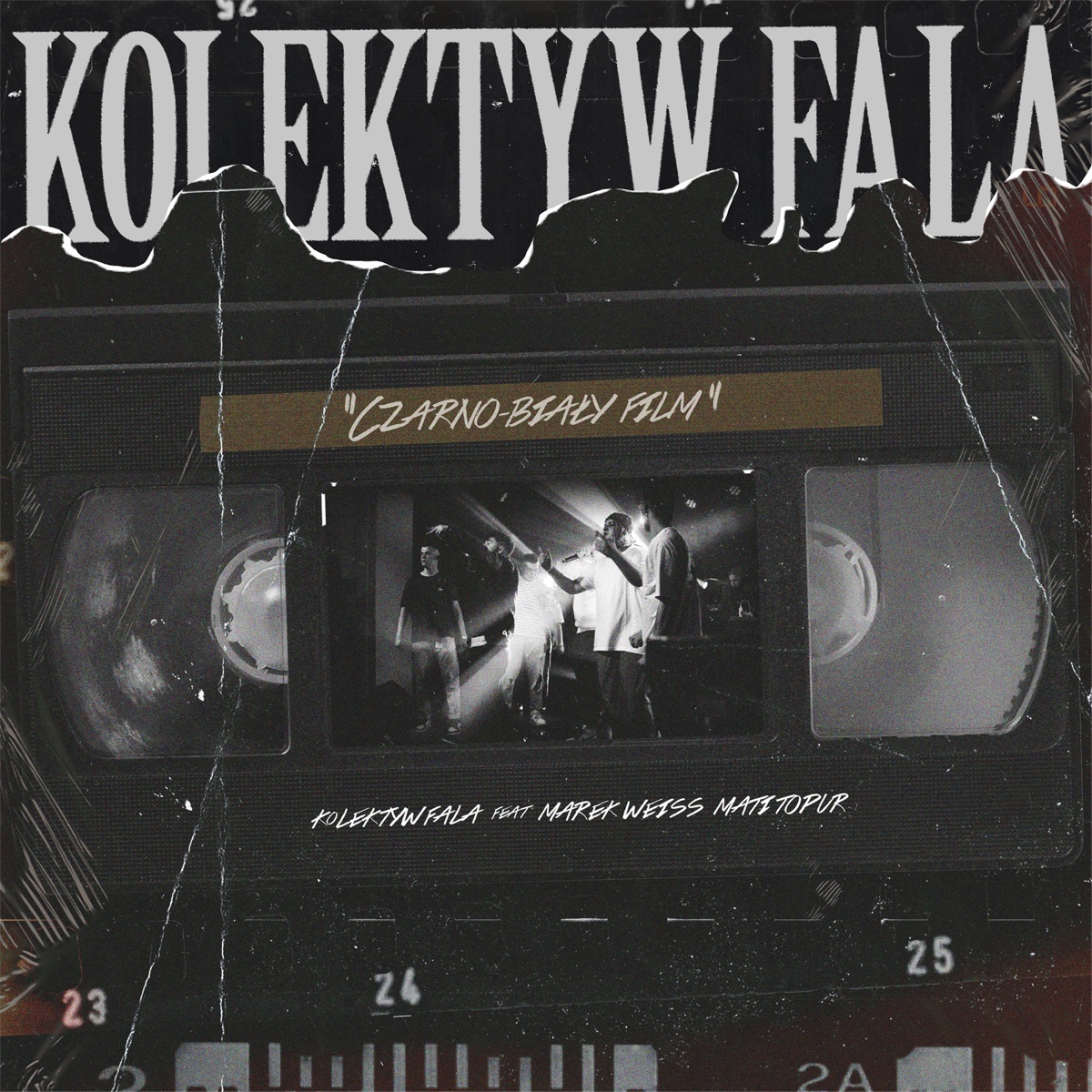 Czarno-biały film (feat. Zippy ogar, Marek Weiss, pdk_podheadzzz & Bracki) - Single by KOLEKTYW FALA & Chaos beats album cover