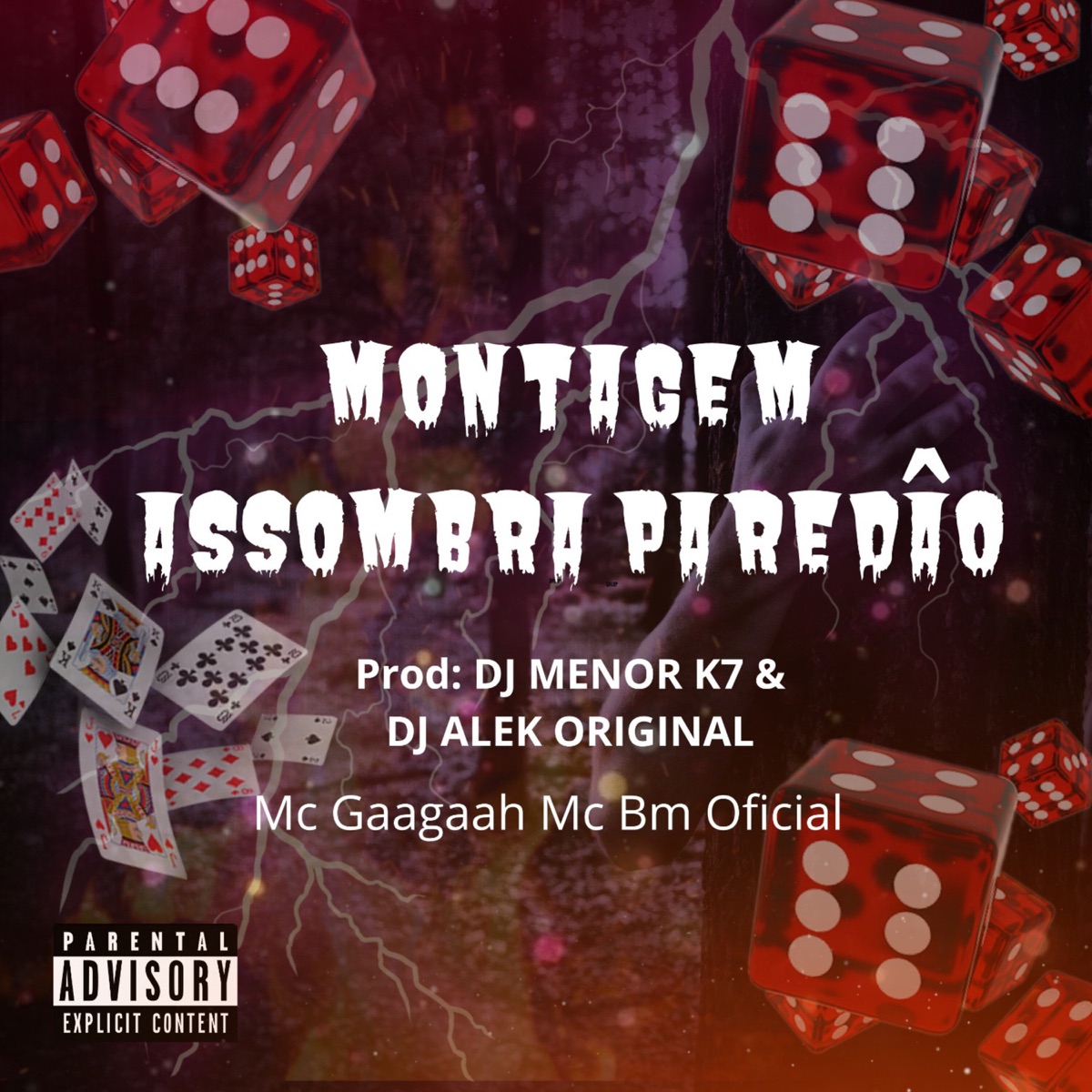 Montagem Assombra Paredão (feat. MC Gaagaah) - Single by djalekoriginal, DJ Menor K7 & MC BM OFICIAL album cover